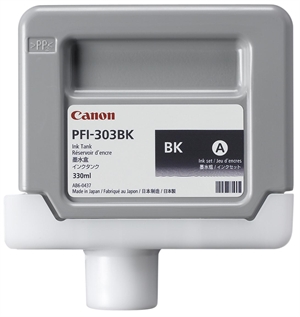 Canon PFI-303 BK Czarny - 330 ml wkład atramentowy